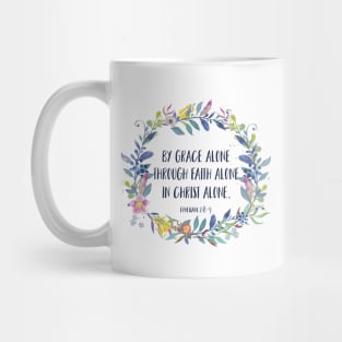 By Grace Alone Christian Quote Mug